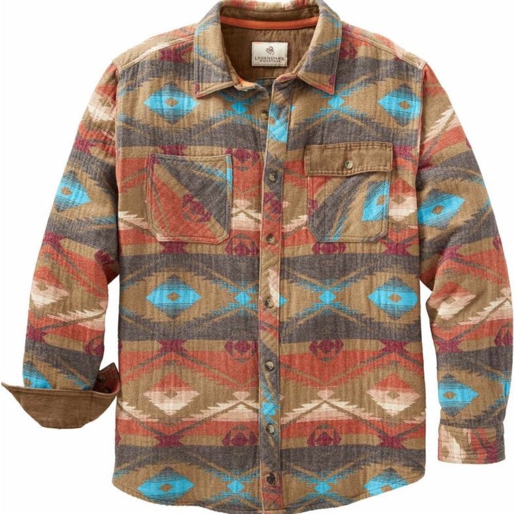 Men's Legendary WhiteTails Button-Up Shirt Jacket